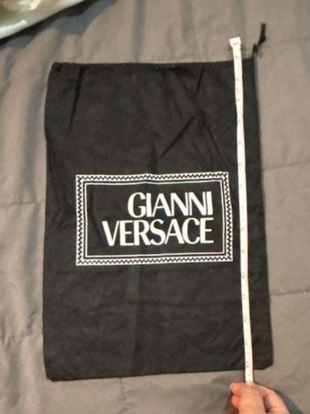 Gianni Versace Vintage Black Dust Bag